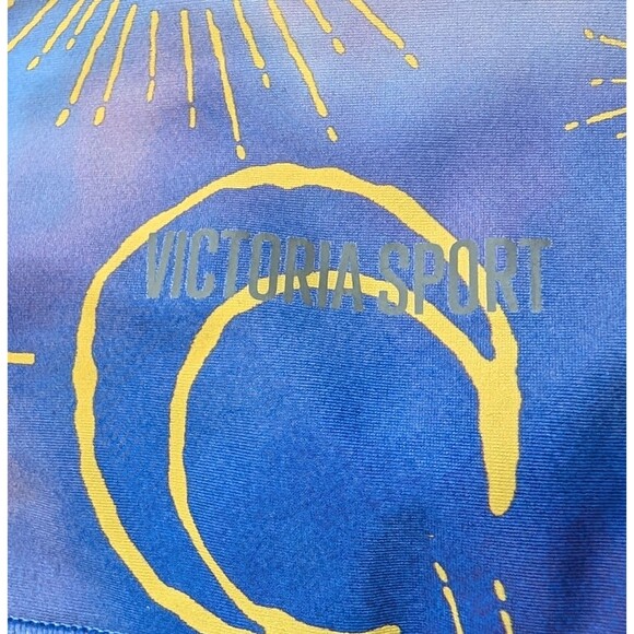 NWOT Victoria Secret Sport Size L Legging Purple Mystical Shine Yoga Athleisure - Picture 6 of 10